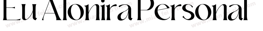 Eu Alonira Personal字体转换